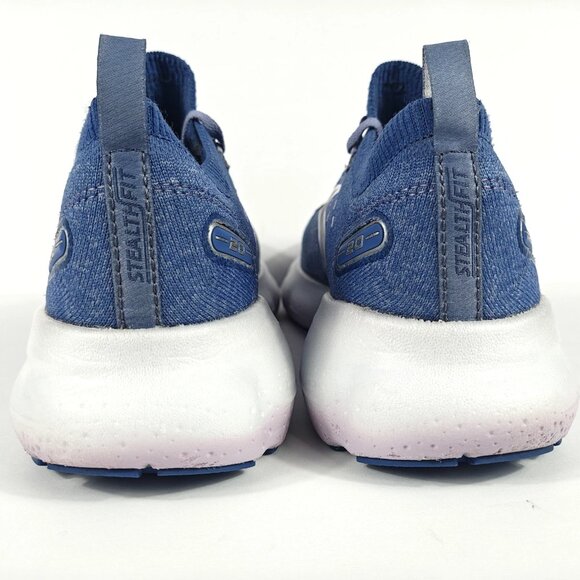 Brooks Glycerin StealthFit 20 Womens 9 Running Shoe Blue Lilac White 1203721B402 - Picture 6 of 16